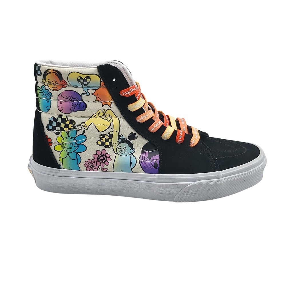 Vans SK8-Hi Cultivate Care High Top Skate Sneakers Mens US6.5 Blk‎ Multicolor